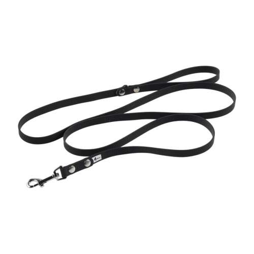 Smycz BioThane wodoodporna 300cm - czarna