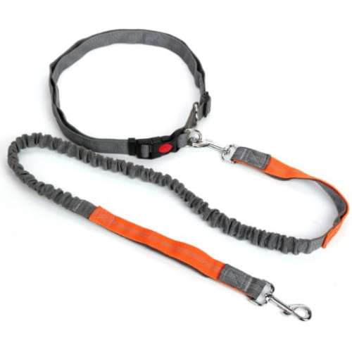 Smycz do biegania z amortyzatorem + pas biodrowy