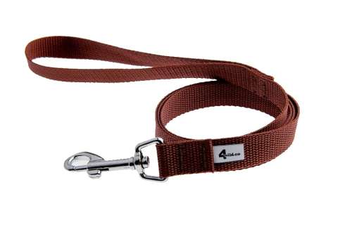 Smycz klasyczna miejska 120cm - brązowa