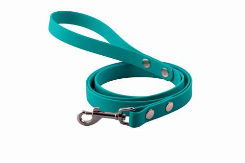 Smycz BioThane wodoodporna 150 cm - pastelowa zieleń