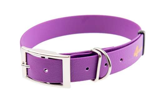 Obroża BioThane 25mm 38-52 cm - fiolet