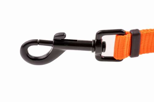 smycz regulowana przez ramię pomarańczowa karabińczyk.jpg