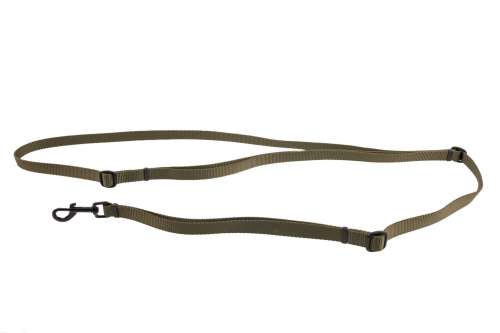 Smycz regulowana przez ramię 110-300 cm khaki
