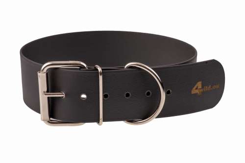 Obroża BioThane 50mm 55-65cm  czarna 