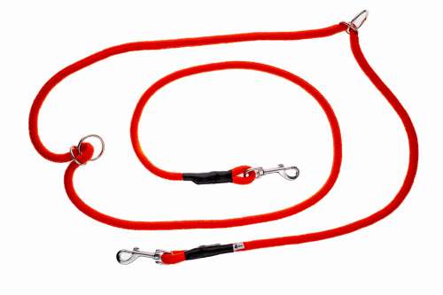 Smycz przepinana regulowana Pomarańczowa 260cm - 10mm