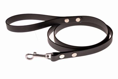 Smycz BioThane wodoodporna 150 cm – czarna